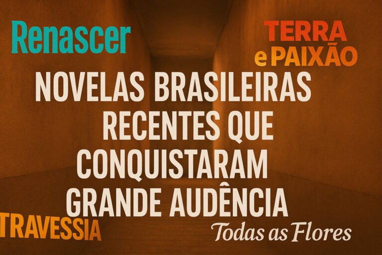 Novelas brasileiras recentes que conquistaram grande audiência